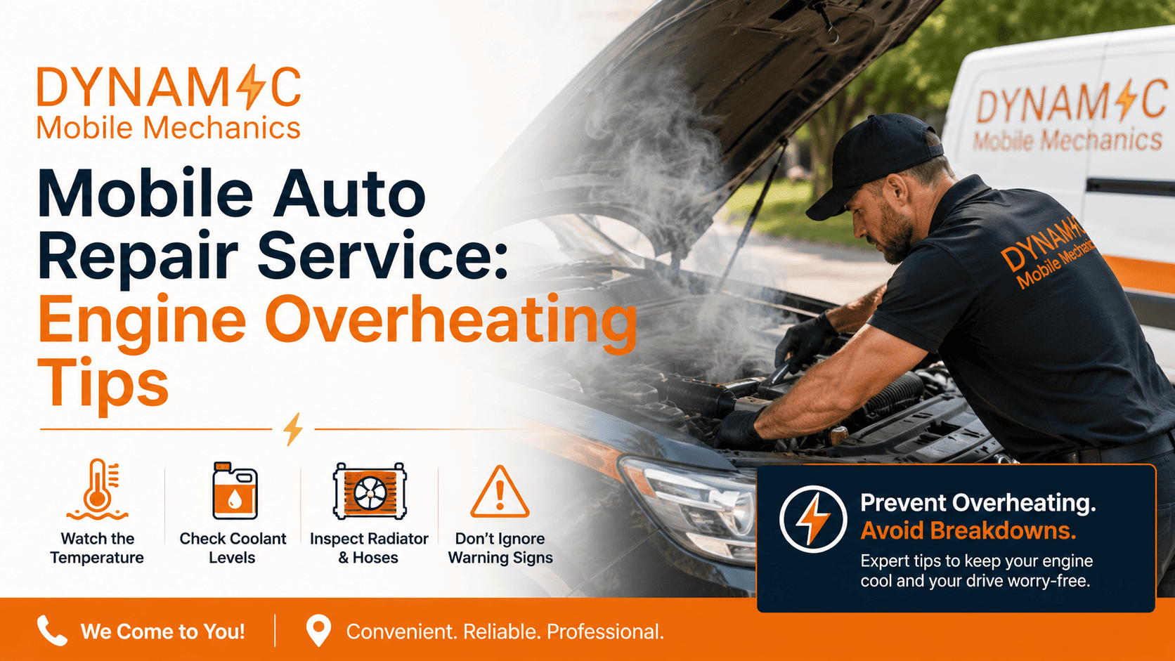 Mobile Auto Repair Service Engine Overheating Tips
